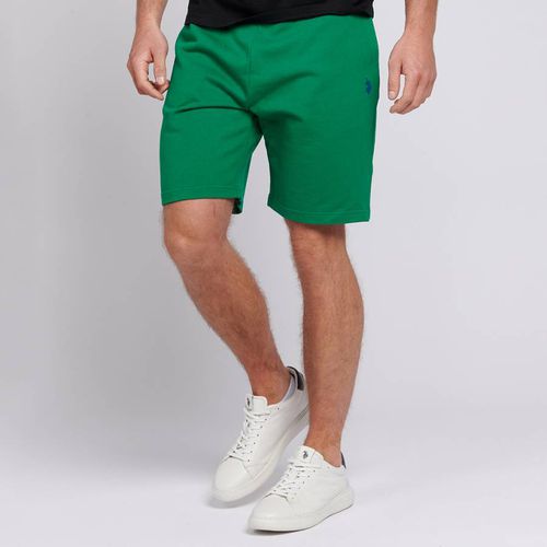 Green Cotton Sweat Shorts - U.S. Polo Assn. - Modalova