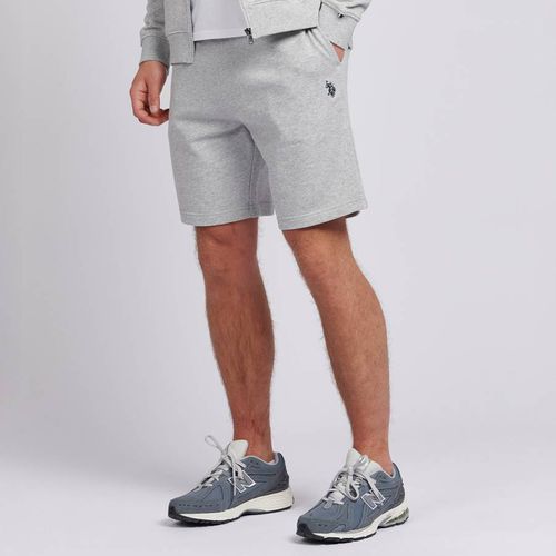 Grey Cotton Sweat Shorts - U.S. Polo Assn. - Modalova