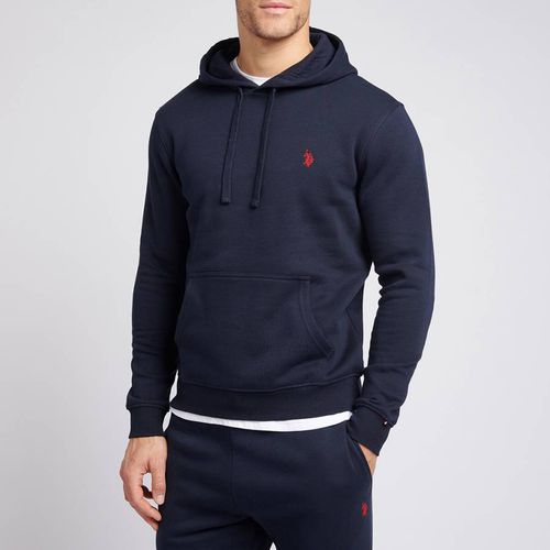 Navy Cotton Hoodie - U.S. Polo Assn. - Modalova