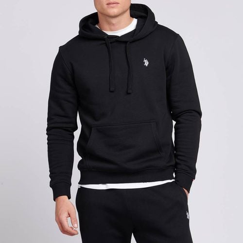 Black Cotton Hoodie - U.S. Polo Assn. - Modalova