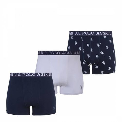 Multi 3 Pack Cotton Blend Boxers - U.S. Polo Assn. - Modalova
