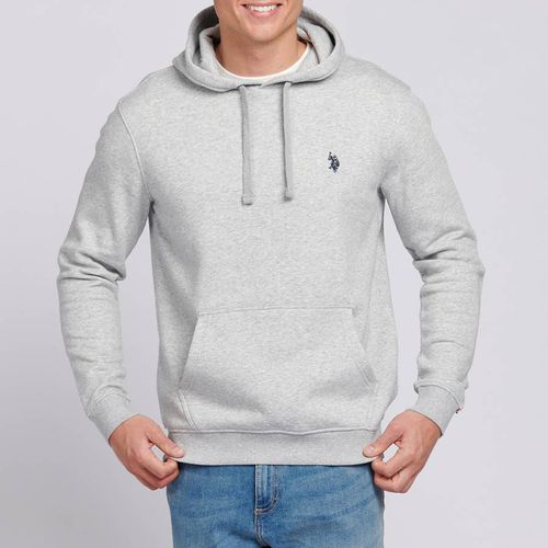 Grey Cotton Hoodie - U.S. Polo Assn. - Modalova