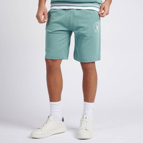 Sage Tipped Cotton Shorts - U.S. Polo Assn. - Modalova