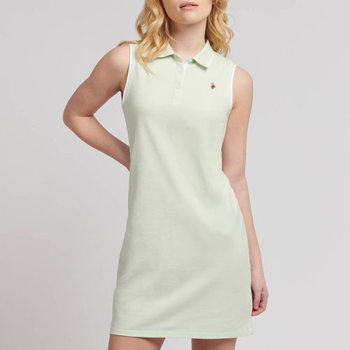 Sage Sleeveless Cotton Polo Dress - U.S. Polo Assn. - Modalova