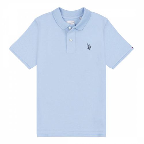 Boy's Light Pique Cotton Polo Shirt - U.S. Polo Assn. - Modalova
