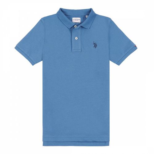 Boy's Mid Pique Cotton Polo Shirt - U.S. Polo Assn. - Modalova