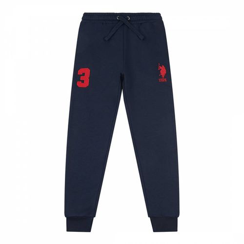 Boy's Navy Player Cotton Joggers - U.S. Polo Assn. - Modalova