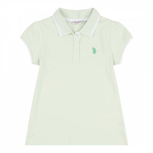 Girl's Sage Cap Sleeve Cotton Polo Shirt - U.S. Polo Assn. - Modalova