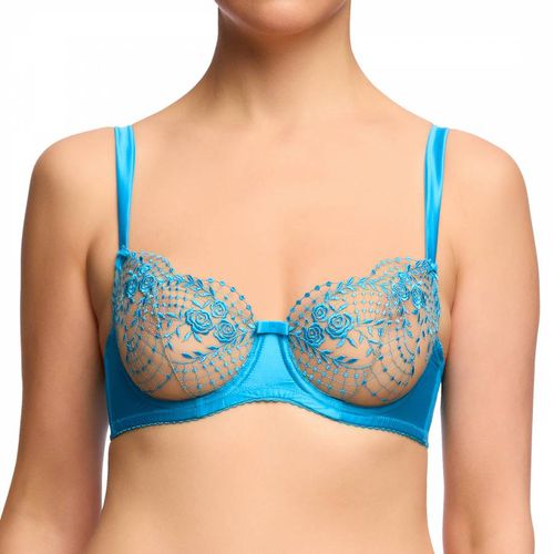 Blue Julie's Roses Underwire Bra - Dita Von Teese - Modalova