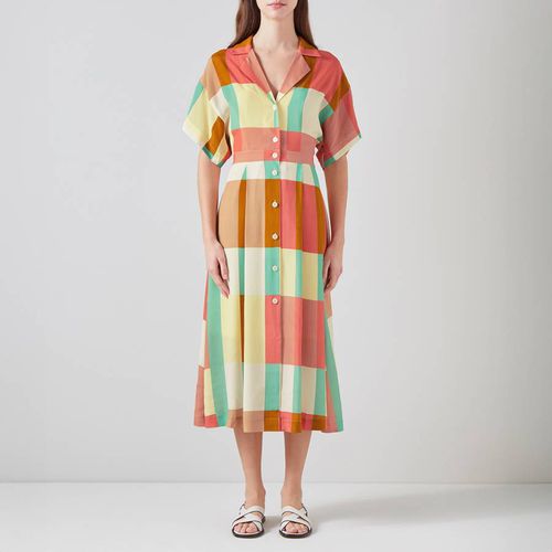 Red Check Izzy Dress - L K Bennett - Modalova