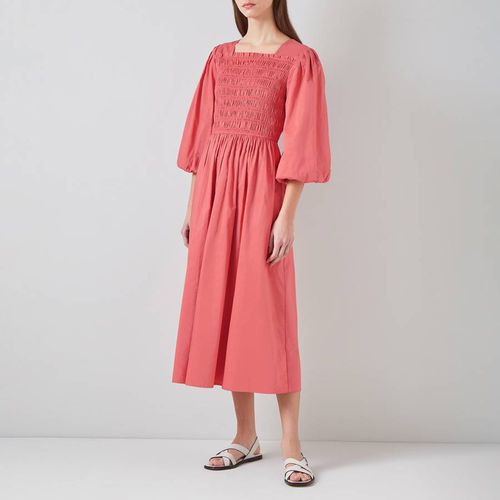 Pink Cotton Calister Dress - L K Bennett - Modalova