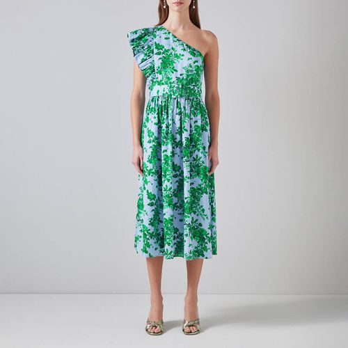 Green Cotton Maud Dress - L K Bennett - Modalova