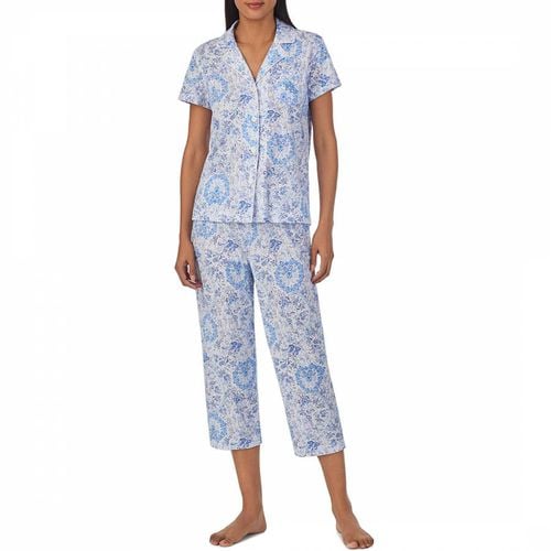 Blue Floral Capri Pyjama Set - Ralph Lauren - Modalova