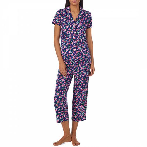 Navy Floral Capri Pyjama Set - Ralph Lauren - Modalova