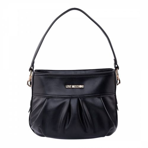 Black Leather Handbag - Love Moschino - Modalova