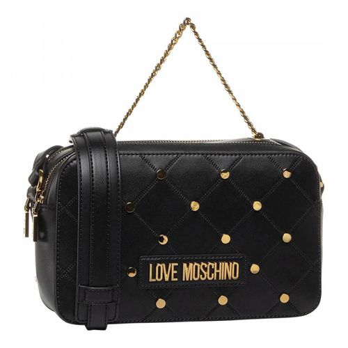 Black Leather Crossbody Bag - Love Moschino - Modalova