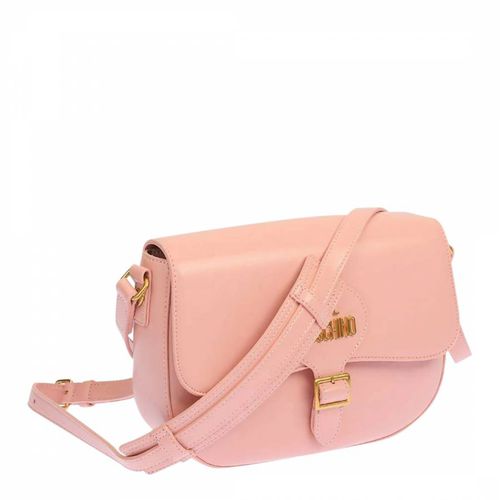 Pink Leather Crossbody Bag - Love Moschino - Modalova