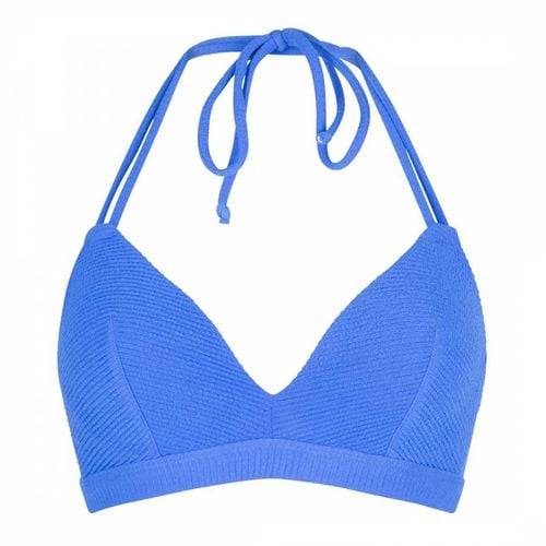 Blue Padded Triangle Bikini Top - LingaDore - Modalova