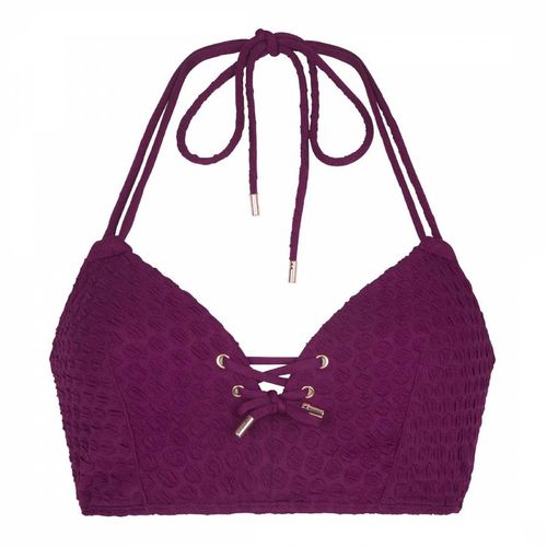 Purple Padded Triangle Bikini Top - LingaDore - Modalova