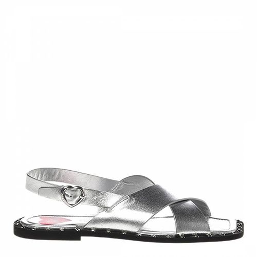 Crossover Strap Platform Sandals - Love Moschino - Modalova