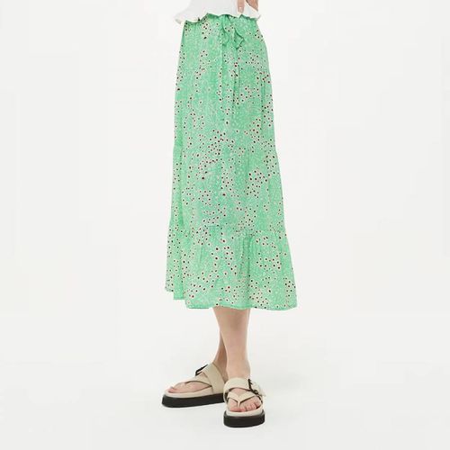 Green Daisy Meadow Tie Skirt - WHISTLES - Modalova