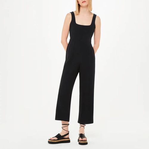 Black Elsie Square Neck Jumpsuit - WHISTLES - Modalova