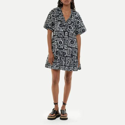 Sunman Printed Linen Blend Dress - WHISTLES - Modalova