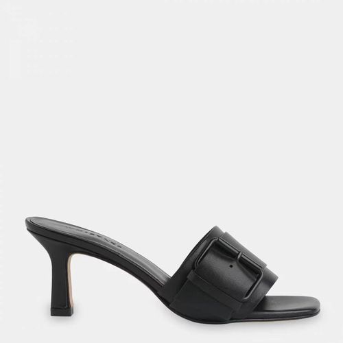 Black Adella Leather Mule Heels - WHISTLES - Modalova