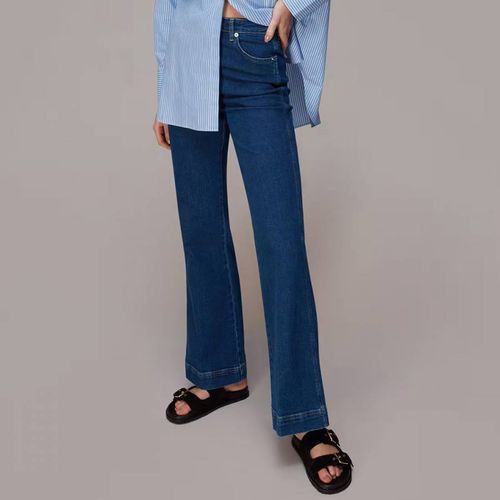 Blue Lucy Stretch Flared Jeans - WHISTLES - Modalova