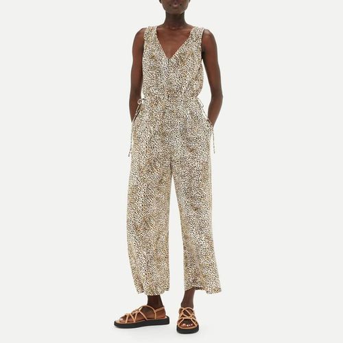 Brown Ink Spot Jumpsuit - WHISTLES - Modalova