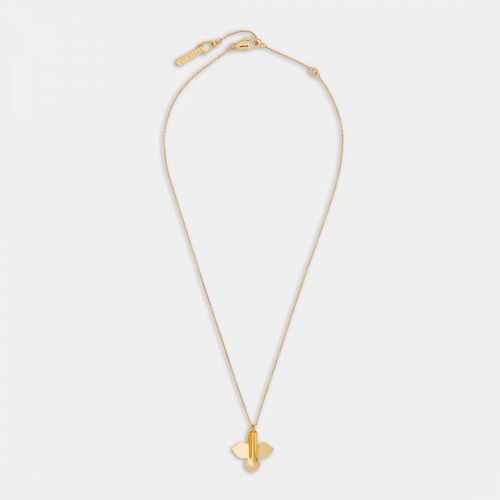 Gold Leaf Pendant Necklace - WHISTLES - Modalova
