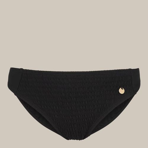 Shirred Panelled Bikini Bottom - WHISTLES - Modalova
