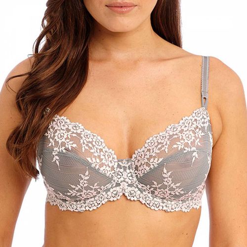 Grey Embrace Lace Underwire Bra - Wacoal - Modalova