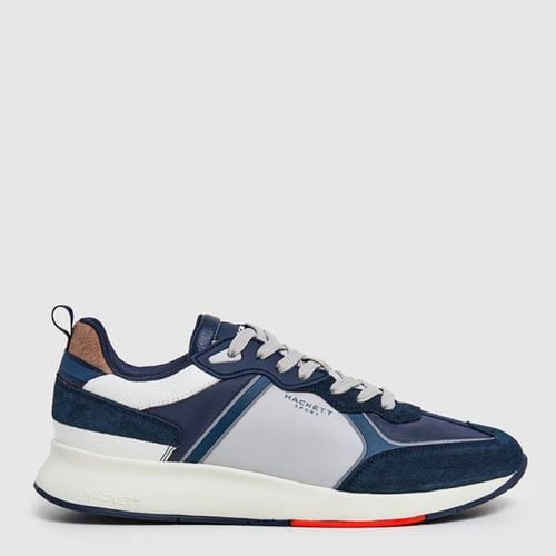 Navy/White Suede Trainers - Hackett London - Modalova