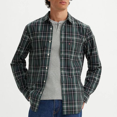 Dark Green Sunset Check Cotton Shirt - Levi's - Modalova