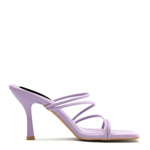 Lilac Strappy Heeled Mules - Fashion Attitude - Modalova