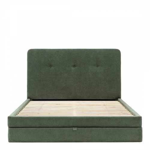 Marlowe 2 Drawer Bedstead Double " Green - Gallery Living - Modalova