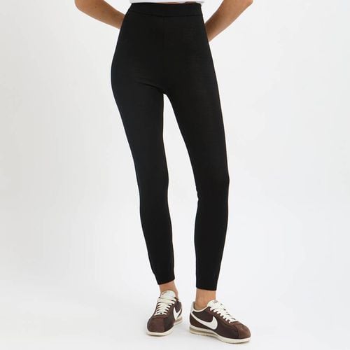 Black Wool Fine Knit Leggings - N°· Eleven - Modalova