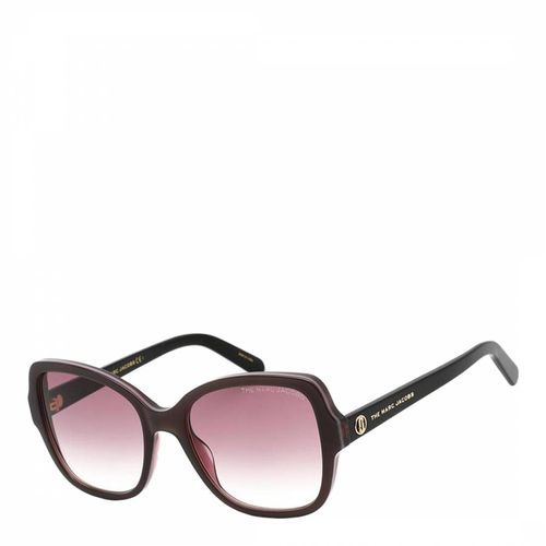 Women's Burgandy Sunglasses 55mm - Marc Jacobs - Modalova