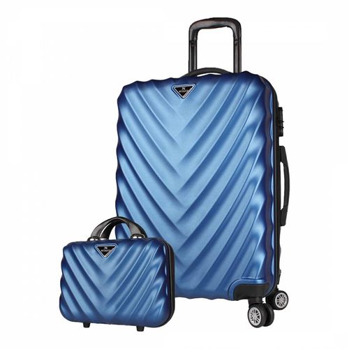 Blue Suitcase 2 Piece Set - MyValice - Modalova