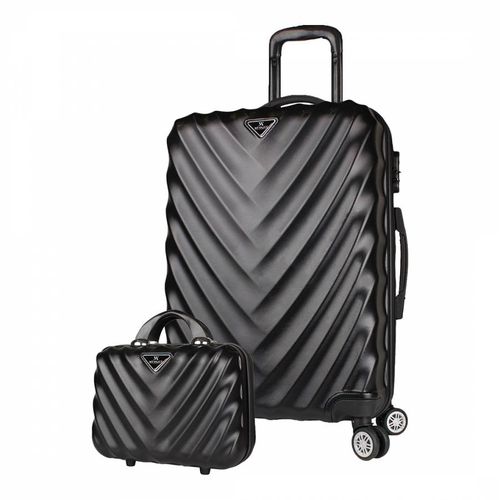 Black Suitcase 2 Piece Set - MyValice - Modalova