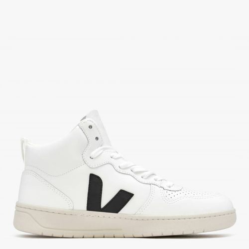 Black Leather V-15 Trainer - VEJA - Modalova