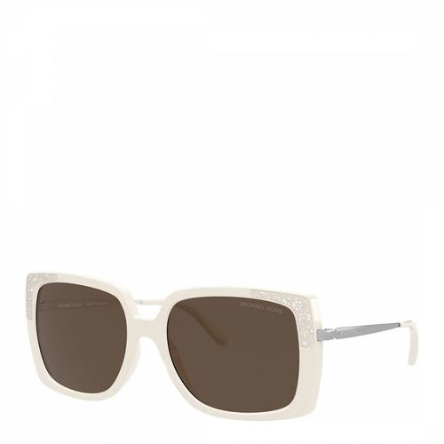 White Michael Kors Sunglasses 56mm - Michael Kors - Modalova