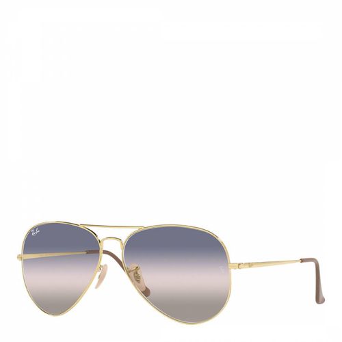 Gold Ray Ban Sunglasses 62mm - Ray-Ban - Modalova