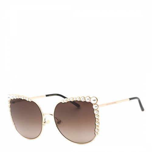Women′s Gold Sunglasses 58mm - Carolina Herrera - Modalova