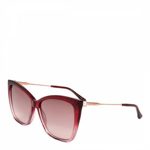 Burgundy Shaded Seba Sunglasses 58mm - Jimmy Choo - Modalova