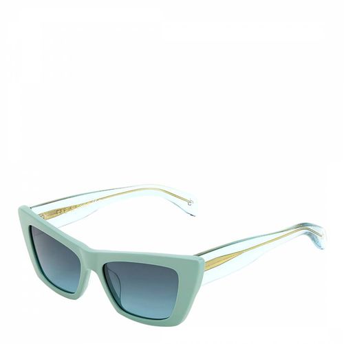 Green Rectangular Sunglasses 53mm - Rag & Bone - Modalova