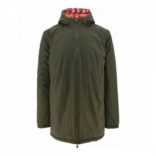 Khaki/Red Waterproof Reversible Jacket - Jott - Modalova