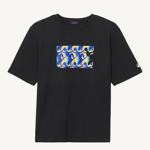 Black Leo Cotton T-Shirt - Jott - Modalova