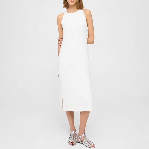 White Cross Back Midi Dress - Theory - Modalova